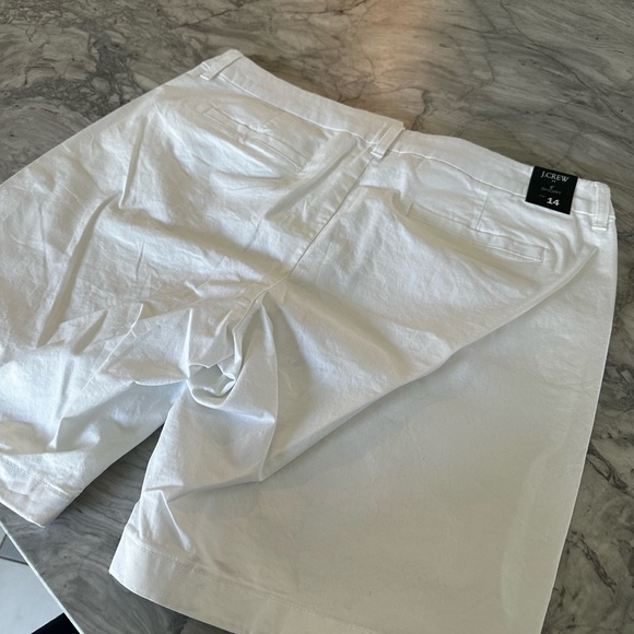 J Crew 9” White Cotton Shorts, NWT - Picture 4 of 9